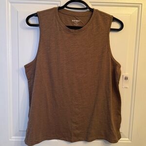 Old Navy - Muscles Tee Camisole tan beige - Soft 100% Cotton